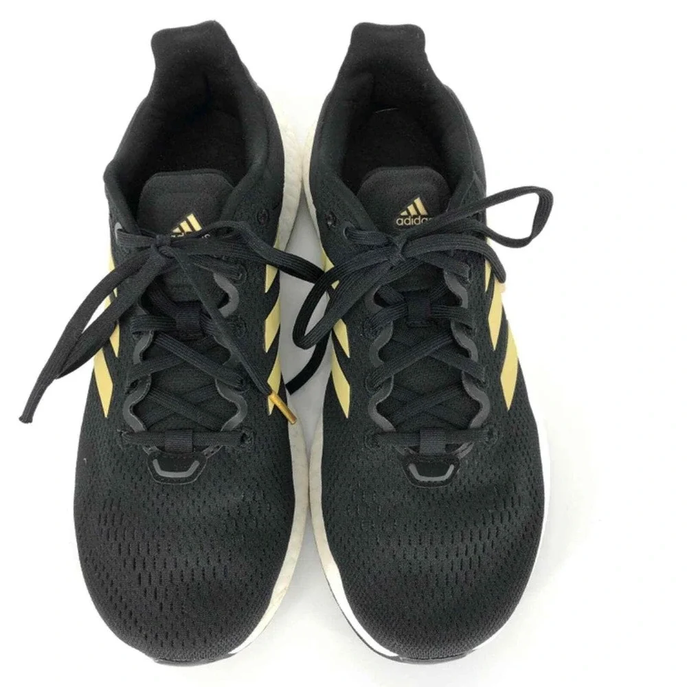Adidas Pureboost 21 Sneakers Black Gold White Men's‎ Size 8.5